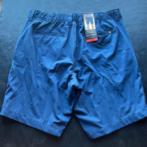 Banana Republic Navy Blue Size 34 Flat Front Shorts - Picture 3 of 5